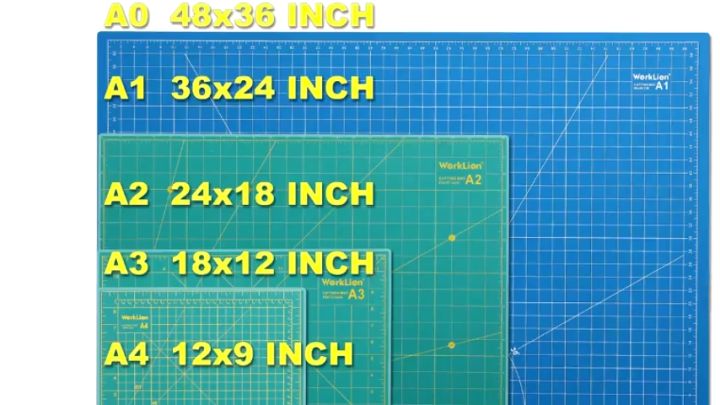 3 layer, A5, self healing cutting mat, protects work surface & extends  blade life