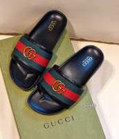 รองเท้าแตะสวมGucci อะไหล่GG สวยมากค่า พื้นปั้มแบรนด์