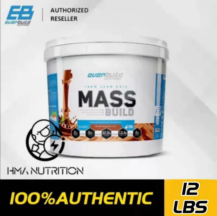 Everbuild 100 Lean Mass Build 12lbs Lean Mass Gainer Eb Mass Ganer