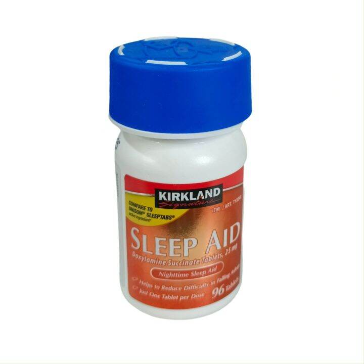 Kirkland Sleep Aid Doxylamine Succinate 25mg 96 Tablets 100 Legit