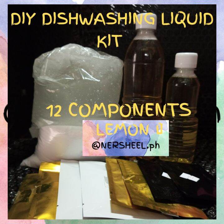Dishwashing liquid DIY kit 17 to 18 Liters yield 12 components Lazada PH