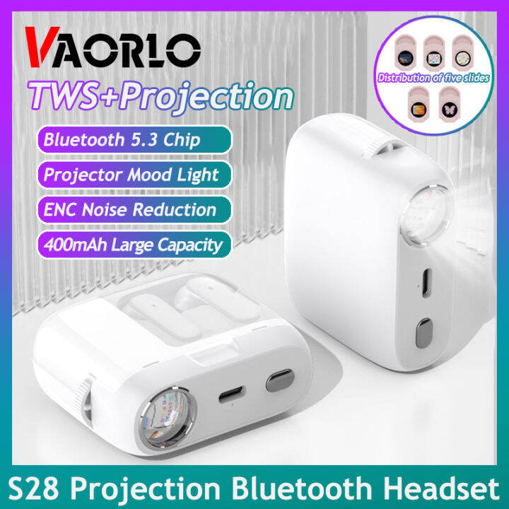 Original S28 Projection Bluetooth Headphones HIFI Stereo InEar Wearing