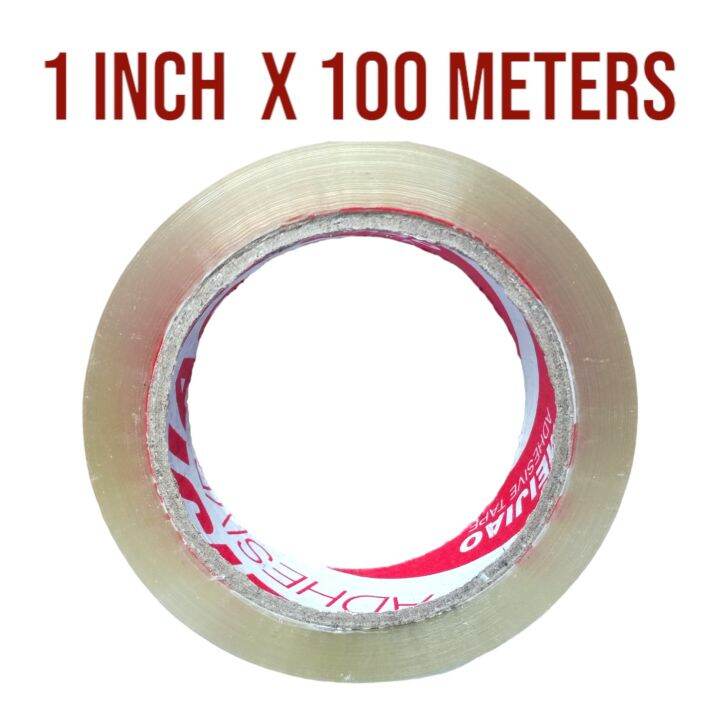 DPS Scotch Tape 1 inch X 100m Stationery Packing Clear Adhesive