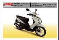 สมุดภาพอะไหล่ YAMAHA Mio Z/MX/ZR ( ปี 2006 )