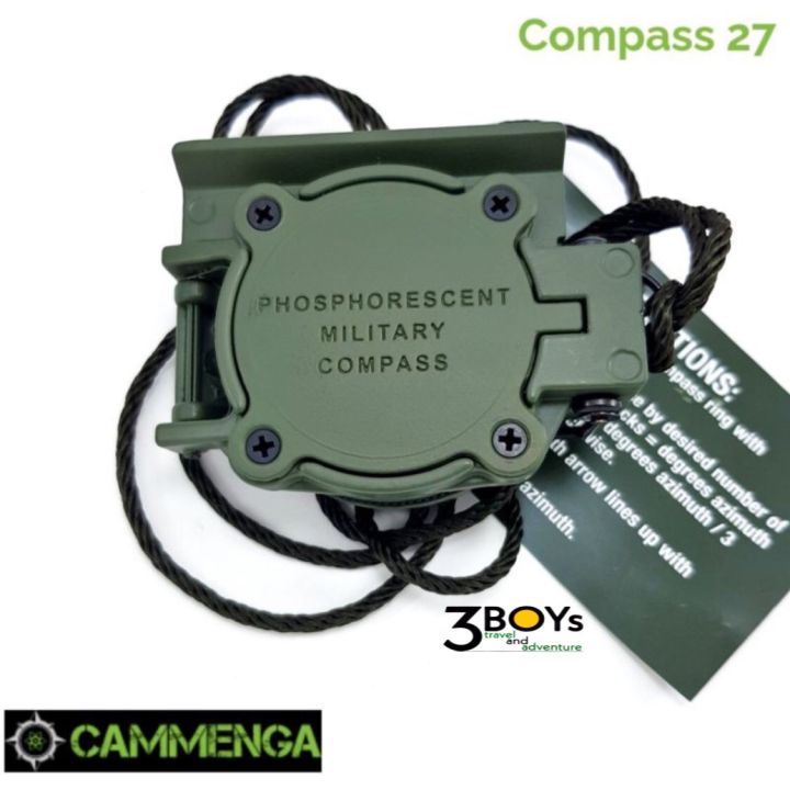 เข็มทิศ-ทหารอเมริกา-แท้-ยี่ห้อ-cammenga-รุ่น-compass-27-มีฟอสฟอรัสเรืองแสงในที่มืด-ดีที่สุดในอเมริกา