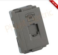 เต้ารับโทรศัพท์ HACO 6P/4C Haco W8201TU-MSB สีแม็ทแกร
Telephone Socket HACOCommunication Socket 6P/4C TJ-W8201TU-MSB Matte Gray