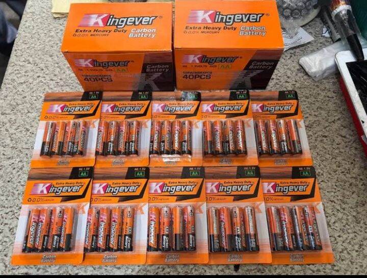 heavy duty 2AA , 3AAA battery king ever sold per 4pc and 40pcs Lazada PH