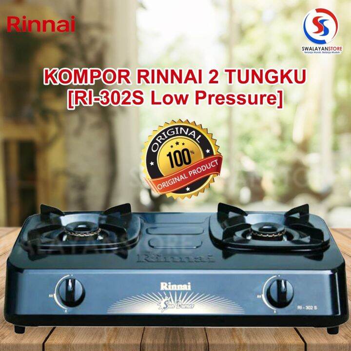 KOMPOR RINNAI 2 TUNGKU R1-302S SNI ORIGINAL | Lazada Indonesia