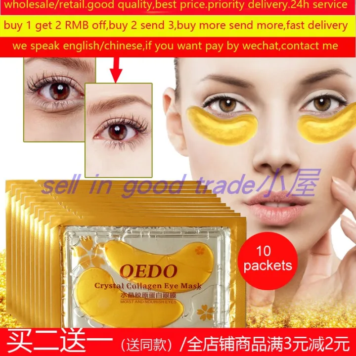 Gold Crystal Collagen Eye Mask Patches Repair Collagen Eye Mask Lazada