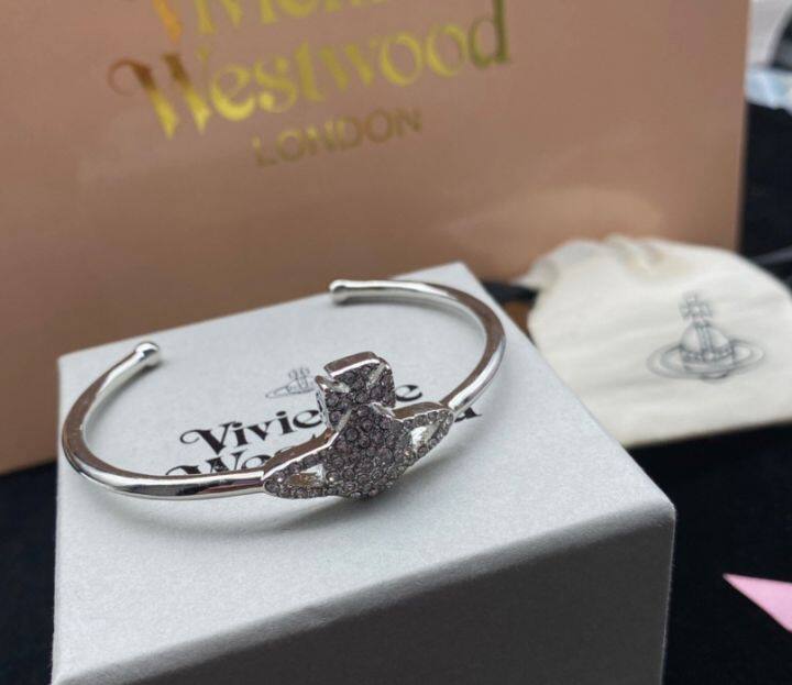 กำไลข้อมือ-vivien-west-ไฮเอน-stamp-silver-ฟรีไซร้-14-19-cm-no-box