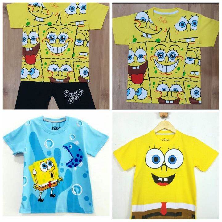 Character Spongebob Face Kaos Anak Perempuan main image 1