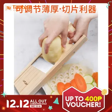 Flaking Barbecue Household Fruit and Vegetable Adjustable Handy Gadget  Thickness Longjiang Chipping Wipping Tissue Vegetable Cutting Potato Chips  Slicing Tool