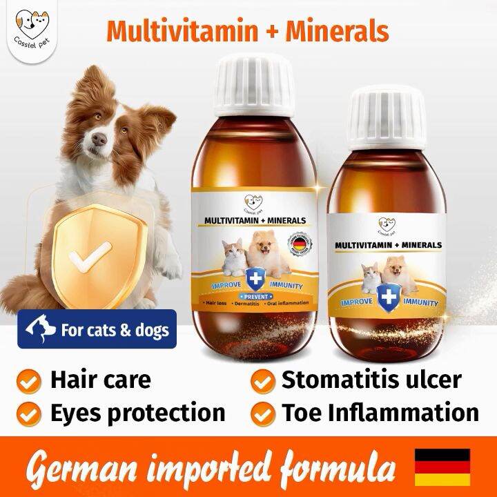 Cassiel Pet 150 ml Multivitamins For Pets, Dogs, Cats and Other Animals ...