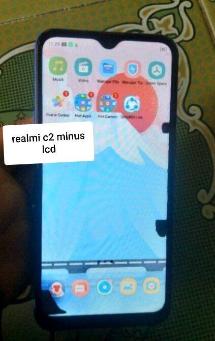 realme c2 minus lcd