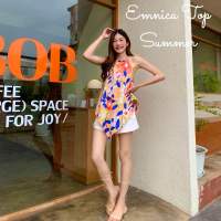 SummerVibes เสื้อสายเดี่ยว H05 เสื้อน่ารักเสื้อผ้าเที่ยวทะเล เสื้อผ้ามินิมอล เสื้อสไตล์เกาหลี เสื้อสไตล์ญี่ปุ่น เสื้อผ้าลายหินอ่อนชิกๆ