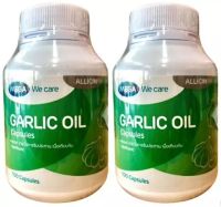 mega we care garlic oil 2 ขวดๆละ 100เม็ด