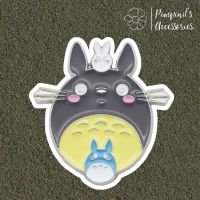 ʕ •ᴥ•ʔ ✿ พร้อมส่ง : เข็มกลัดลายการ์ตูนโทโทโร่เพื่อนรัก | My Neighbour Totoro - Ghibli Studio Enamel Brooch Pin.