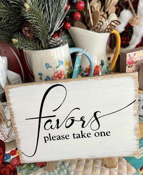 Table Top Wood Sign Lazada PH