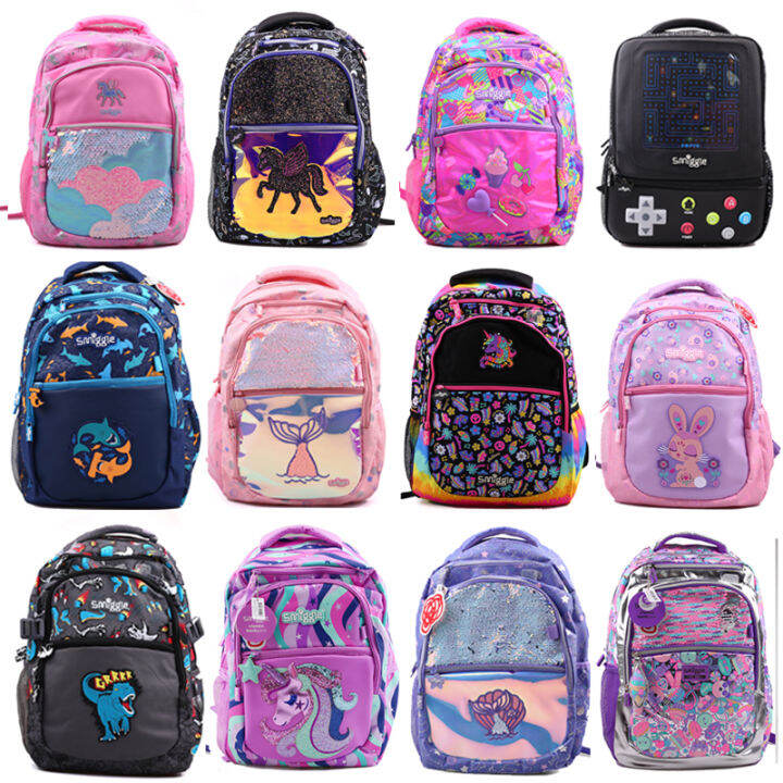 Australian Smiggle School Bag Children's Backpack Elementary School ...