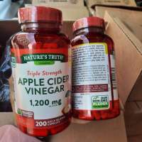 วิตามิน Natures Truth Apple Cider Vinegar 1200mg. 200 Capsules