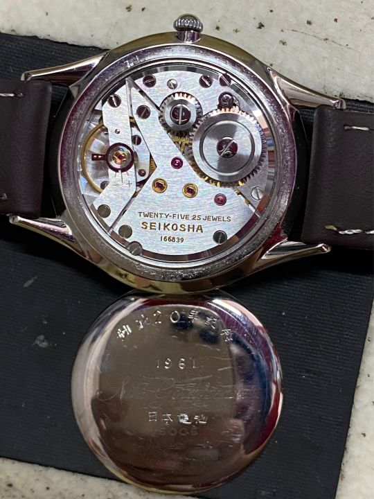 seiko-goldfeather-diashock-25-jewels-รุ่นขนนกทองคำ-ระบบไขลาน-ตัวเรือน-goldfeather-นาฬิกาผู้ชาย-นาฬิกามือสองของแท้