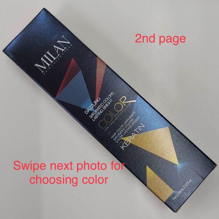 Milan color 2nd page milan hair color cream salon barbers colorant