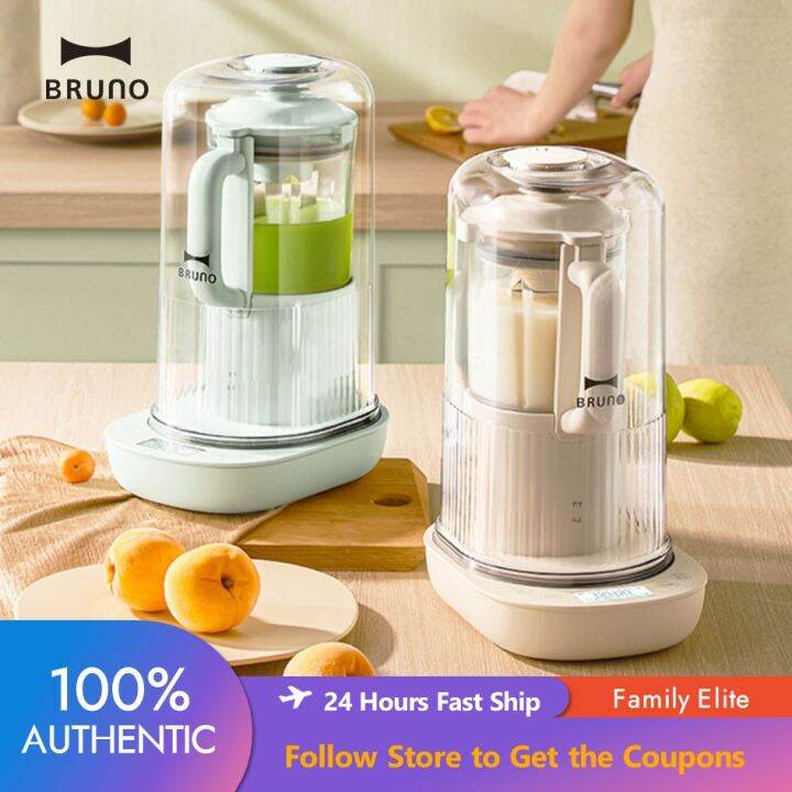 BRUNO Quiet Food Processor Soymilk Machine Automatic Juicer Blender