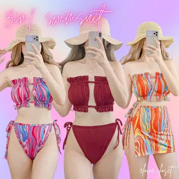 Shemi Summer Beach Bikini Swimsuit Swimwear 2 Pcs/Set Summer