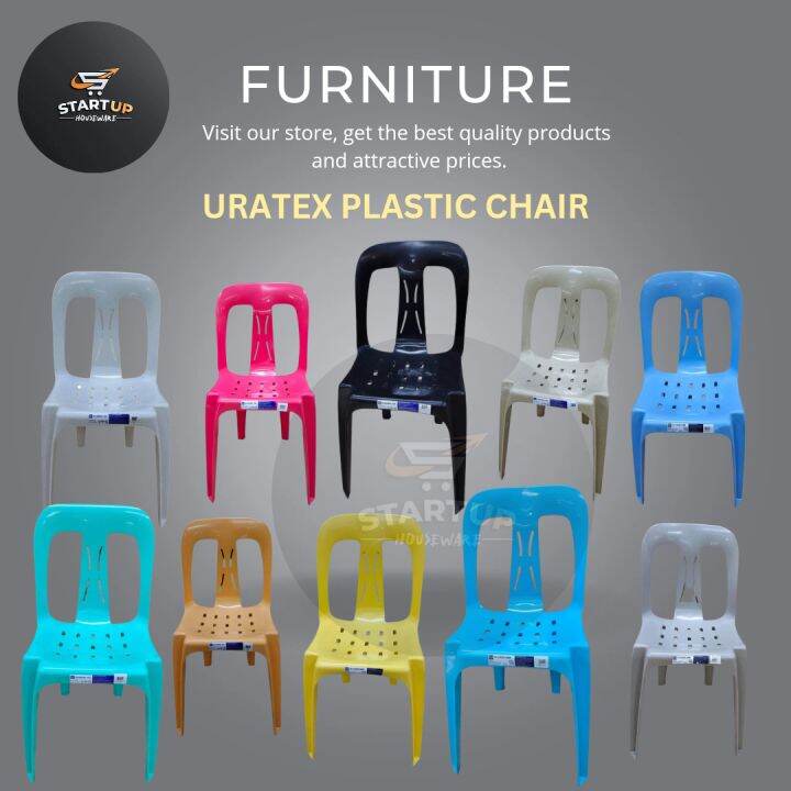 Start up 101 classic authentic Uratex plastic dining chair all color