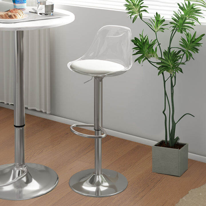 Bar Stool Household Adjustable High Backrest Chair High Stool Modern