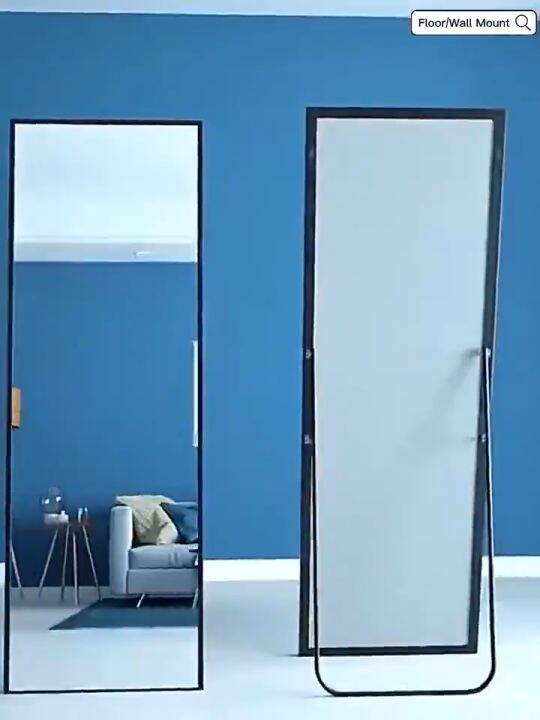 [Warranty]155cm Full Body Mirror with Stand Whole Body Mirror Wall Full Body Mirror Decor for