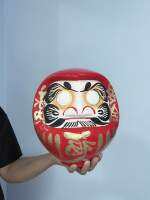 ดารุมะ (23 Cm.) Daruma Takasaki จากวัดโชรินเซ็น เครื่องรางนำโชค อธิษฐานได้สมปรารถนา ครอบครัว ธุรกิจ เจริญรุ่งเรือง ประดิษฐานที่บ้าน ร้านค้า สำนักงาน ฯลฯ