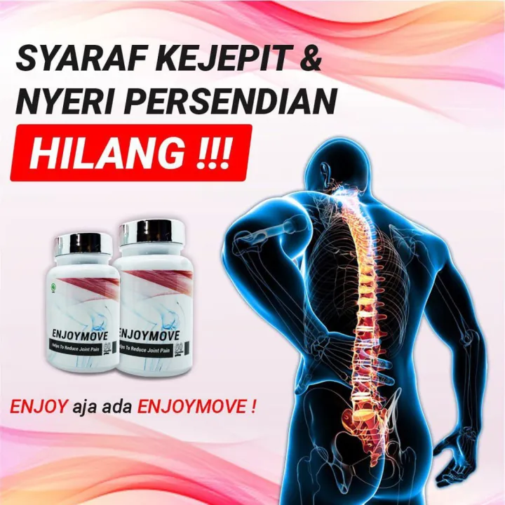 Obat Syaraf Kejepit Dan Masalah Otot Herbal Enjoymove 60 Kapsul