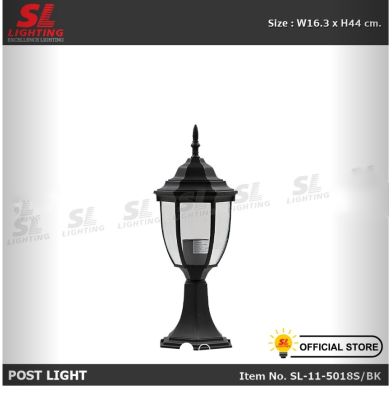 ไฟสนาม ไฟหัวเสา(นอกบ้าน)SL-11-5018S/BK LIGHTING E27โคมไฟหัวเสา SL-11-5018S/BK รูปแบบทรงไทย สวยงาม ให้แสงสว่างนุ่มนวล ขั้ว E27
Post Bollard Light Die-Cast Aluminium Outdoor Light Top Post lamb
