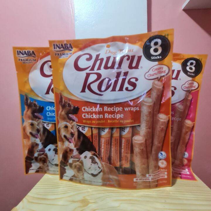Inaba churu rolls dog treats Lazada PH