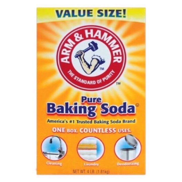 Arm & Hammer Pure Baking Soda Asli Original 1.81kg | Lazada