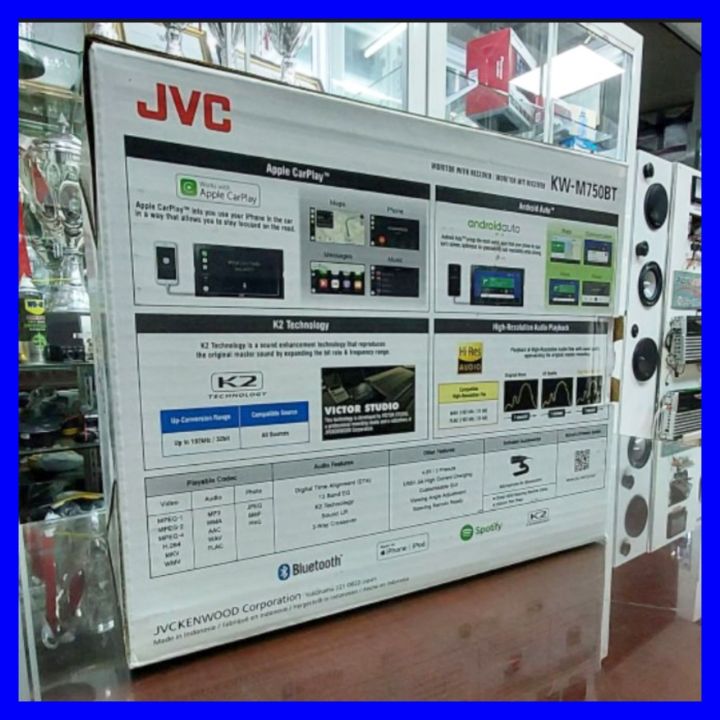 jvc-kw-m750bt-แท้ใหม่-jvc-thailand-เครื่องเสียงติดรถยนต์-hi-end-จำหน่ายและมีบริการติดตั้ง-สินค้าใหม่-มีประกัน-1ปี-ซื้อสินค้าผ่านแอป-lazada-ปลอดภัย-มีส่วนลดถูกที่สุด-การันตรีคืนสินค้า15-วัน-สามารถเก็บป