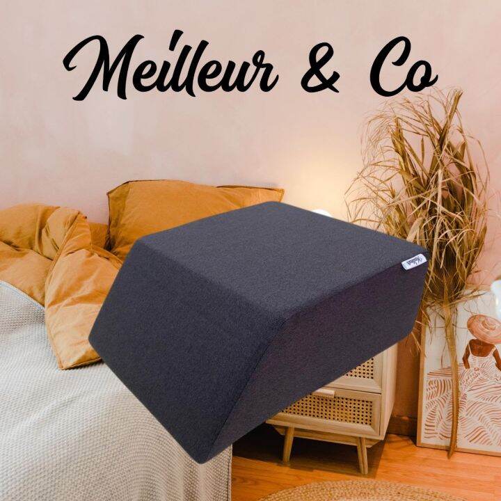Meilleur Leg Elevation Trapezium Pillow for Sleeping Supportive Bed