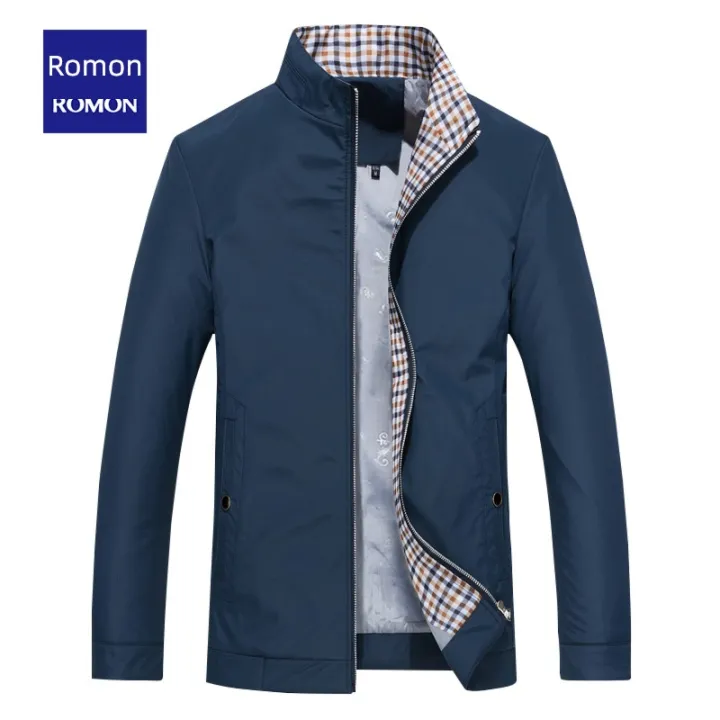 Men's SlimFit Mandarin Collar Jacket Lazada