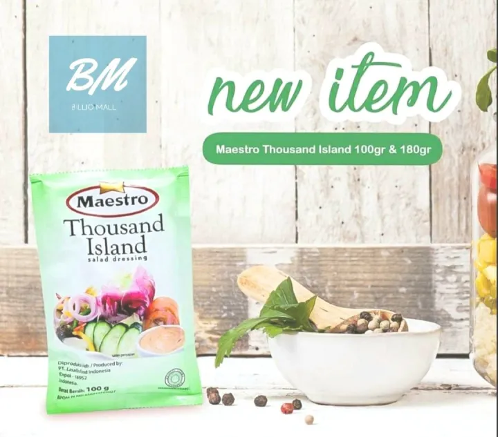 Maestro Thousand Island 100 gr / Maestro Salad Dressing Thousand Island
