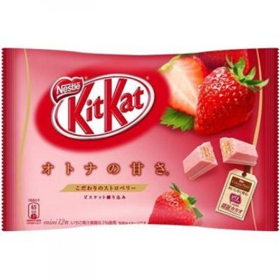 Kitkat​ คิทแคท​ รสสตอเบอรี่​ ขนาด​135​กรัม​ มี​12​ซอง