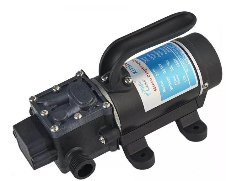 12V 24V 120W 10L/min 1.3Mpa Water Diaphragm Pump / Self Priming Water ...