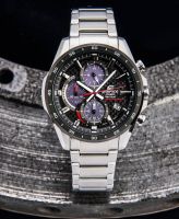 CASIO EDIFICE EQS-900DB-1A คาสิโอ นาฬิกาชาย ระบบพลังงานแสงอาทิตย์ สายสแตนเลส กันน้ำ ของแท้รับประกันศูนย์