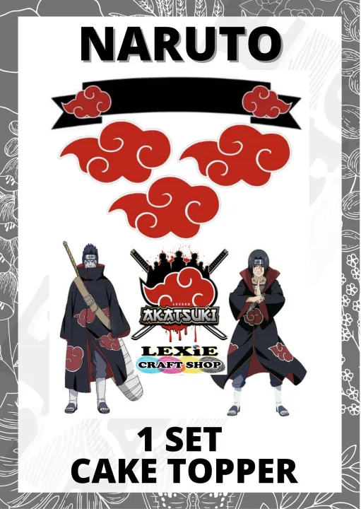 1 Set Naruto Cake Cupcake Toppers Lazada PH