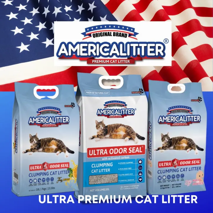 10L Ultra Premium cat litter sand Odor Control AMERICALITTER Cat