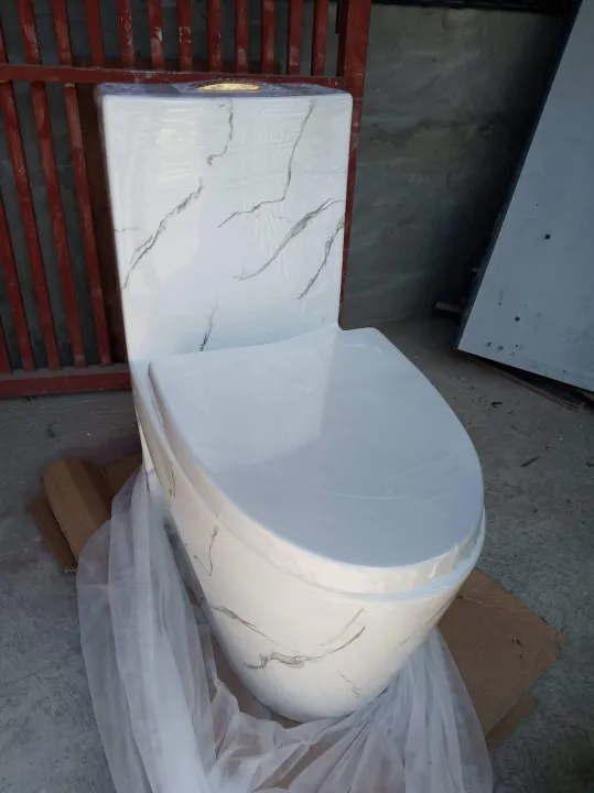 Ceramic Toilet Seat Bowl for Bathroom Electroplating Water Closet Wash