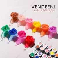 สีเจลปั้นดอก ครบเซตแบรนด์ Vendeeni มี11สี ใช้ง่ายไม่นิดมือนะคะ??