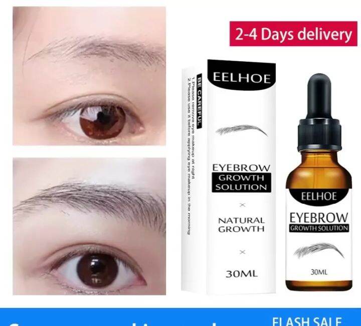 Original Effective Eelhoe Eyebrow Growth Solution Liquid Thick Eyelash ...