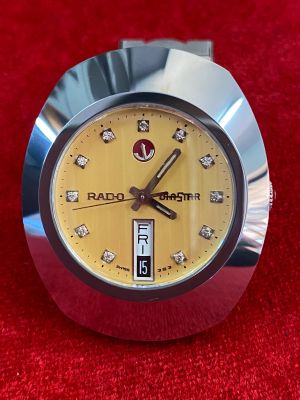RADO DIASTAR 25 Jewels Automatic ตัวเรือนคาไบรท์ นาฬิกาผู้ชาย มือสองของแท้
