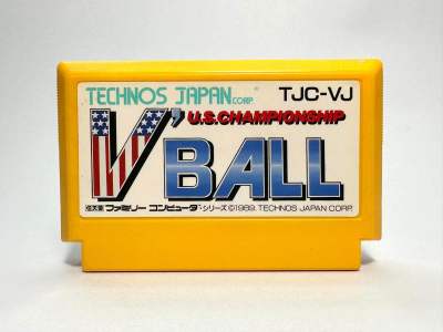 ตลับแท้ Famicom (japan)(fc)  U.S Championship VBall